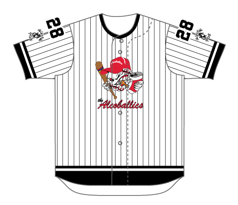 SUBLIMATED FULL BUTTON BASEBALL JERSEY