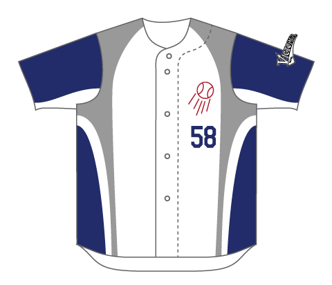 SUBLIMATED FULL BUTTON BASEBALL JERSEY