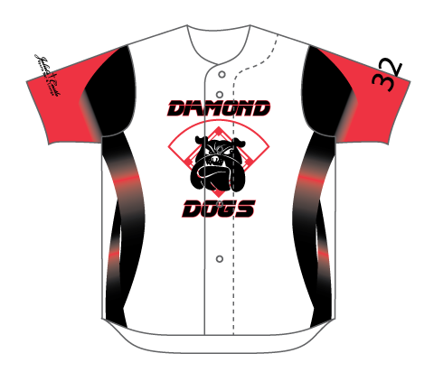 SUBLIMATED FULL BUTTON BASEBALL JERSEY