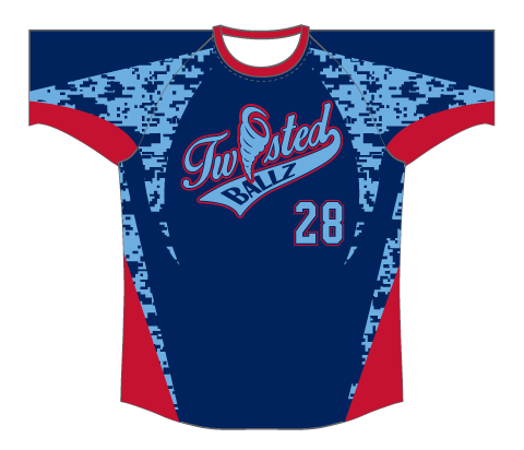 SUBLIMATED CREW NECK BASEBALL JERSEY