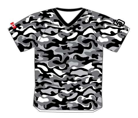 SUBLIMATED V-NECK BASEBALL JERSEY