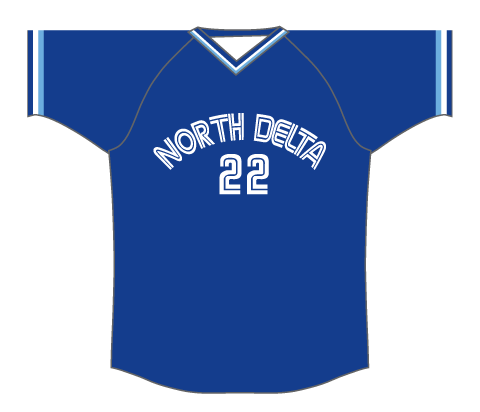 SUBLIMATED V-NECK BASEBALL JERSEY