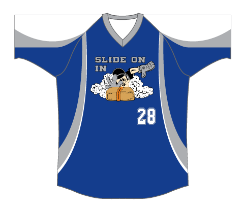 SUBLIMATED V-NECK BASEBALL JERSEY