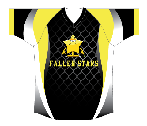 SUBLIMATED V-NECK BASEBALL JERSEY