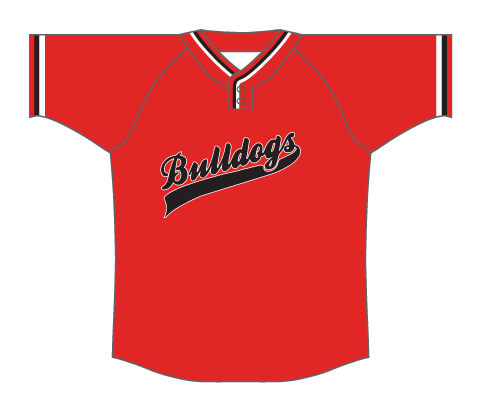 » SUBLIMATED 2 BUTTON BASEBALL JERSEY 1