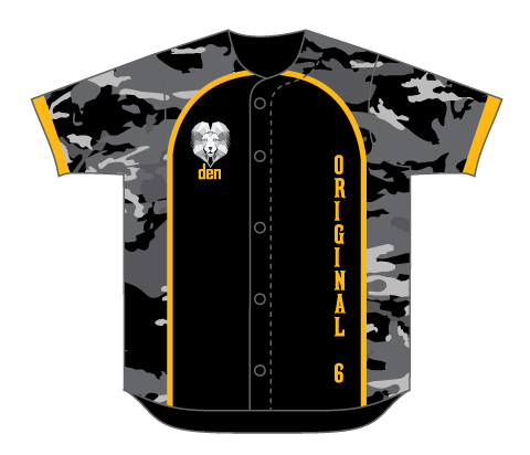 SUBLIMATED FULL BUTTON BASEBALL JERSEY