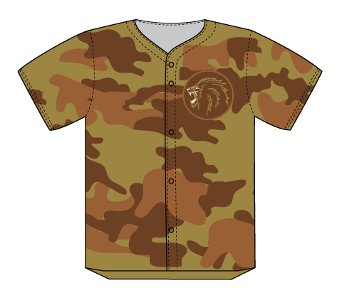 SUBLIMATED FULL BUTTON BASEBALL JERSEY