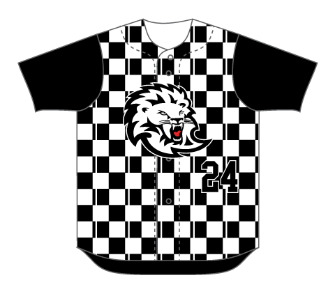 SUBLIMATED FULL BUTTON BASEBALL JERSEY