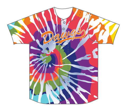 SUBLIMATED FULL BUTTON BASEBALL JERSEY