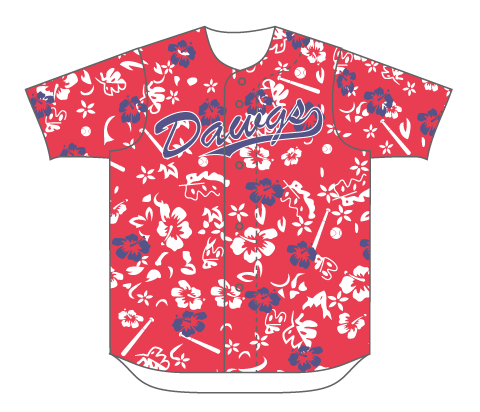 SUBLIMATED FULL BUTTON BASEBALL JERSEY
