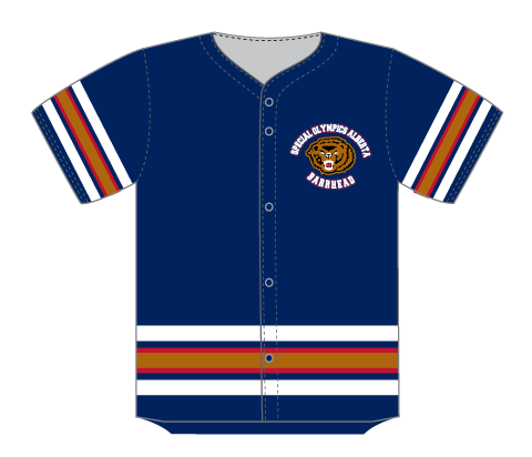 SUBLIMATED FULL BUTTON BASEBALL JERSEY