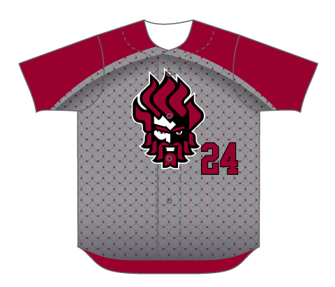 SUBLIMATED FULL BUTTON BASEBALL JERSEY