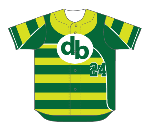SUBLIMATED FULL BUTTON BASEBALL JERSEY