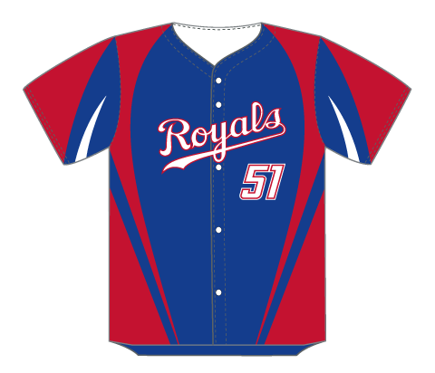 SUBLIMATED FULL BUTTON BASEBALL JERSEY