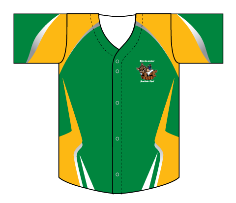 SUBLIMATED FULL BUTTON BASEBALL JERSEY