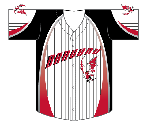 SUBLIMATED FULL BUTTON BASEBALL JERSEY