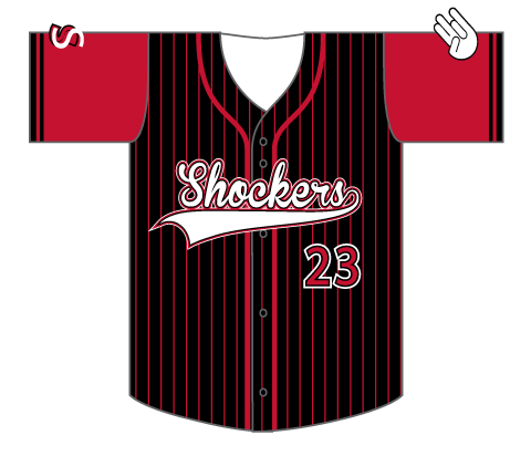 SUBLIMATED FULL BUTTON BASEBALL JERSEY