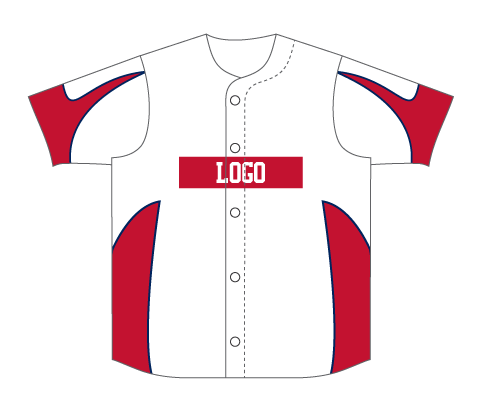 SUBLIMATED FULL BUTTON BASEBALL JERSEY