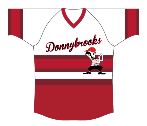 SUBLIMATED V-NECK BASEBALL JERSEY