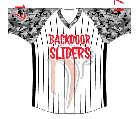 SUBLIMATED V-NECK BASEBALL JERSEY