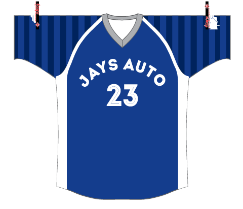 SUBLIMATED V-NECK BASEBALL JERSEY
