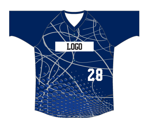 SUBLIMATED V-NECK BASEBALL JERSEY