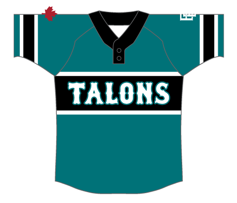 SUBLIMATED 2 BUTTON BASEBALL JERSEY