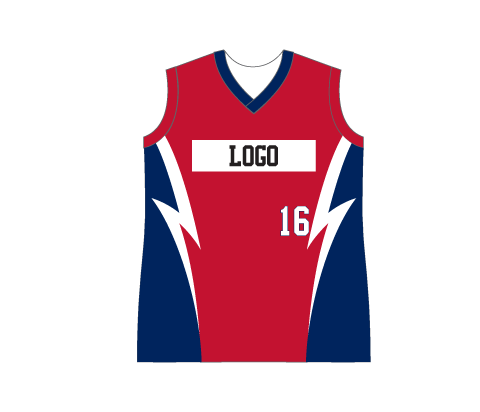 SUBLIMATED LADIES V-NECK BASEBALL JERSEY