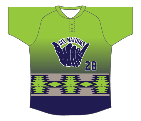 SUBLIMATED 2 BUTTON RIBBED BASEBALL JERSEY