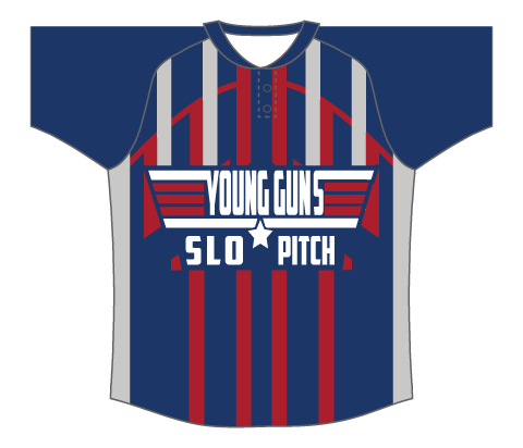 SUBLIMATED 2 BUTTON RIBBED BASEBALL JERSEY