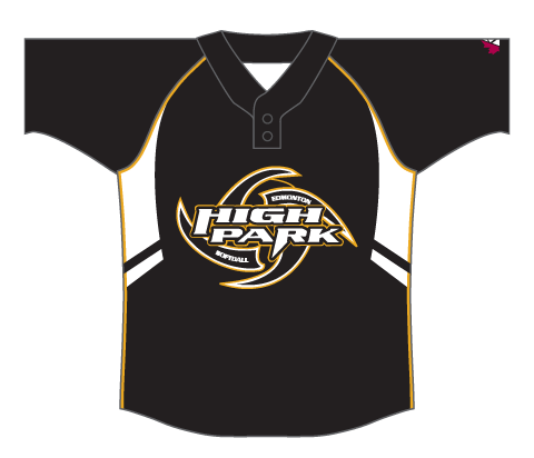 SUBLIMATED 2 BUTTON RIBBED BASEBALL JERSEY