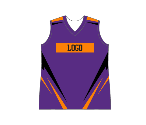 SUBLIMATED LADIES V-NECK BASEBALL JERSEY